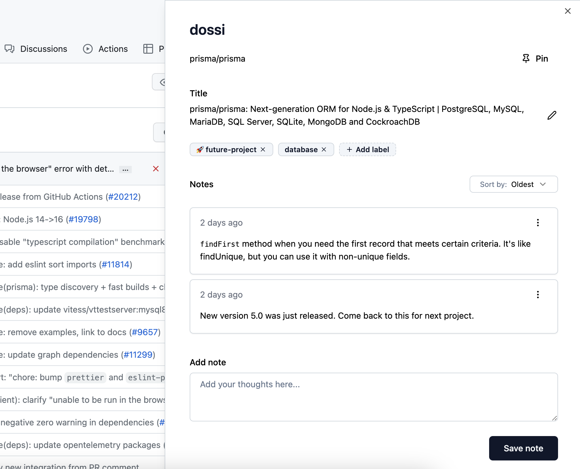 dossi popup